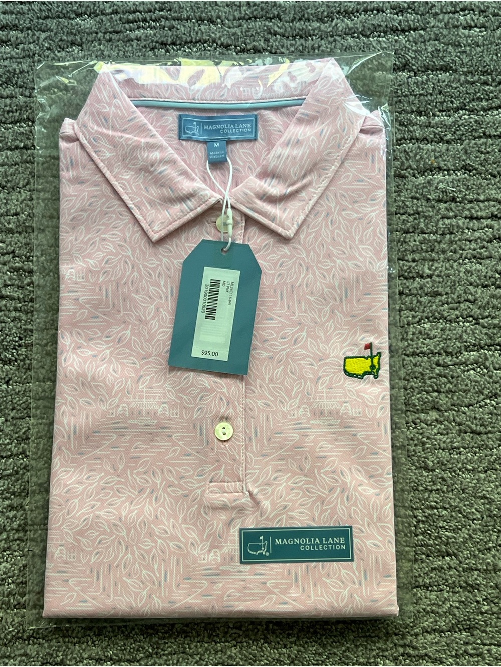 Ladies Pink Polo Shirt